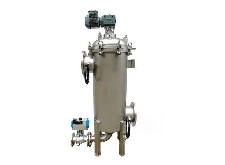 Electric internal scraper self-cleaning filter